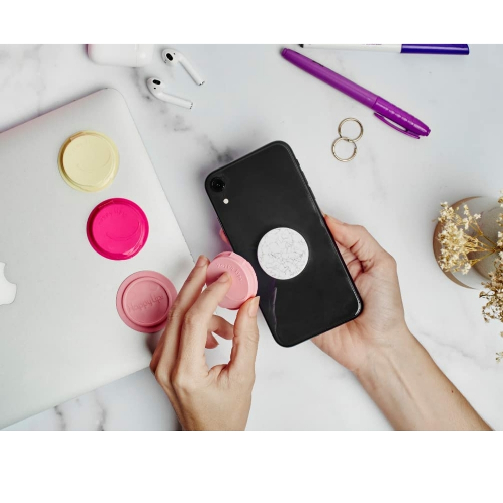 Happy Lips – Lip Balm with Mirror (set of 3) for use with Pop Socket! - Picture 7 of 7